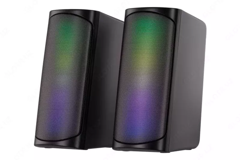 Akustik tizim (dinamiklar) "2E" PCS231 RGB Matrix, 2.0, USB (Art. № - 2E-PCS231BK) Qora