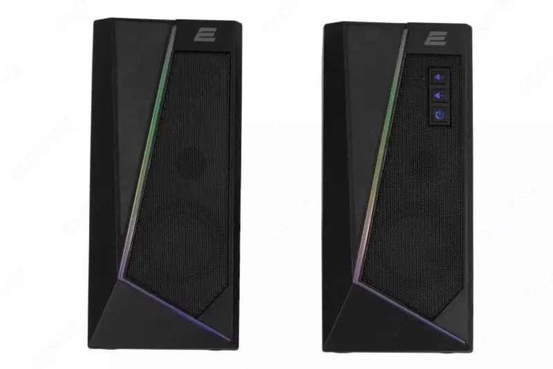 Акустическая система (Колонки) "2E" PCS233 RGB, 2.0, USB (Арт. - 2E-PCS233BK) Черная