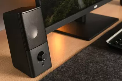 Акустическая система (Колонки) "2E" PCS202, 2.0, USB (Арт. - 2E-PCS202BK) Черная