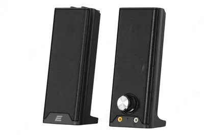 Akustik tizim (dinamiklar) "2E" PCS203, 2.0, USB (Art. - 2E-PCS203BK) Qora metall