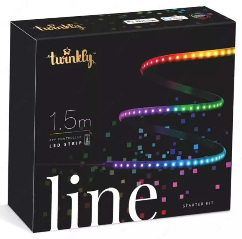 Программируемая светодиодная лента "Twinkly" RGB 100, дл. 1.5 м (Арт. - TWL100STW-BEU)