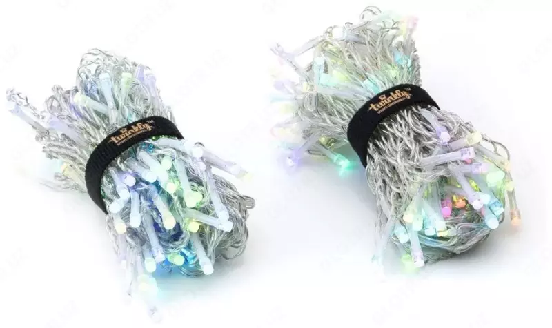 Смарт гирлянда "Twinkly" Icicle, RGBW 190, дл. 5 м (Арт. - TWI190SPP-TEU) Бахрома