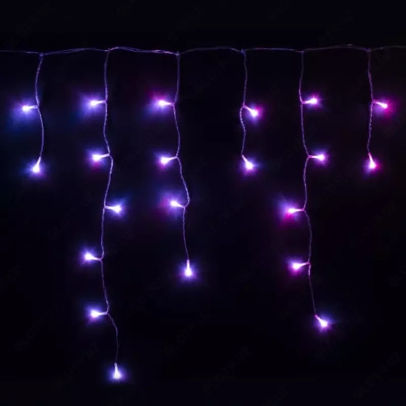 Смарт гирлянда "Twinkly" Icicle, RGBW 190, дл. 5 м (Арт. - TWI190SPP-TEU) Бахрома