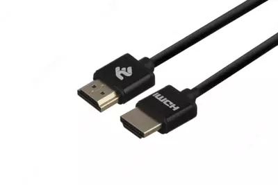 Video qurilmalarni ulash uchun kabel "2E" HDMI 2.0 (AM/AM), Gen2 Ultra Slim (Art. No. - 2E-W9668BL-2M) Qora