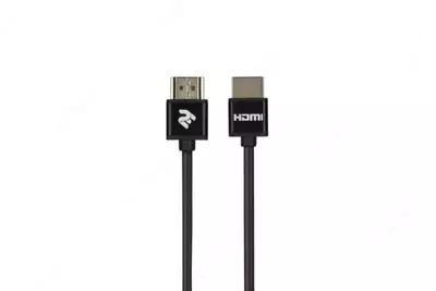 Video qurilmalarni ulash uchun kabel "2E" HDMI 2.0 (AM/AM), Gen2 Ultra Slim (Art. No. - 2E-W9668BL-2M) Qora