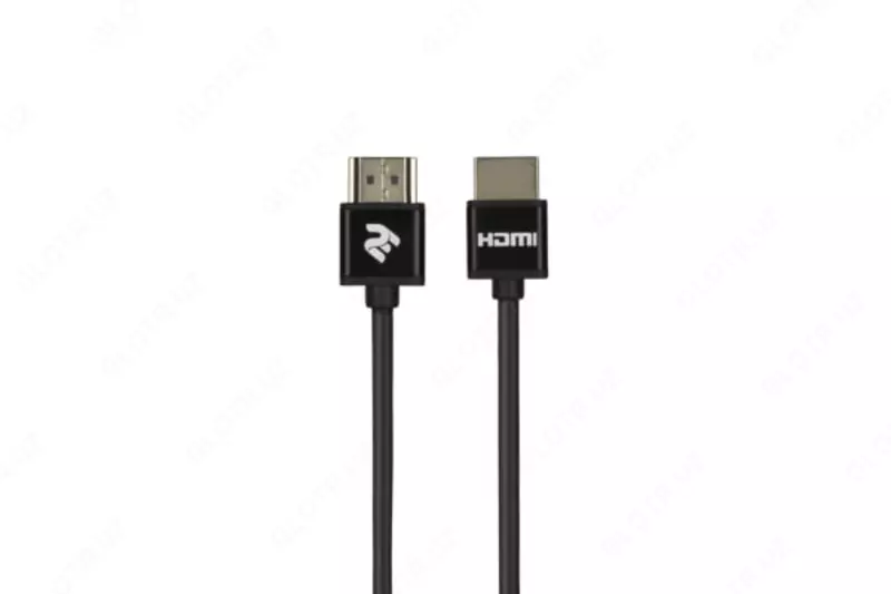 Video qurilmalarni ulash uchun kabel "2E" HDMI 2.0 (AM/AM), Gen2 Ultra Slim (Art. No. - 2E-W9668BL-2M) Qora
