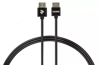Video qurilmalarni ulash uchun kabel "2E" HDMI 2.0 (AM/AM), Gen2 Ultra Slim (Art. No. - 2E-W9668BL-2M) Qora
