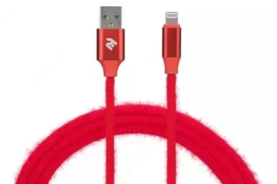 Ulanish va sinxronlash uchun kabel "2E" USB-A - Lightning, 1 m (Art. - 2E-CCLAC-RED) Qizil