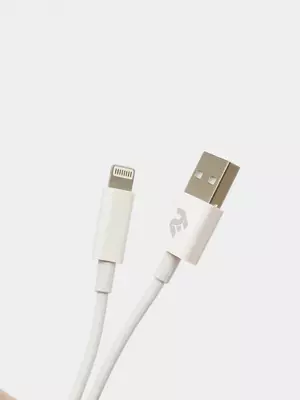 Кабель для подключения и синхронизации "2Е" USB-A - Lightning Molding Type, 1 м (Арт. - 2E-CCLAB-WT) Белый