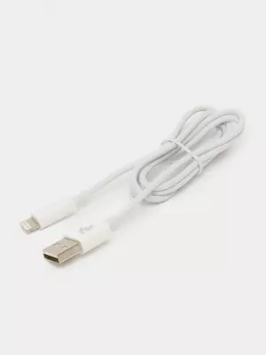 Кабель для подключения и синхронизации "2Е" USB-A - Lightning Molding Type, 1 м (Арт. - 2E-CCLAB-WT) Белый