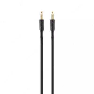 Qurilmalarni ulash uchun kabel "Belkin" raz'em 3,5 mm - M/M, 1 m (Art. - F3Y117bt1M) Qora