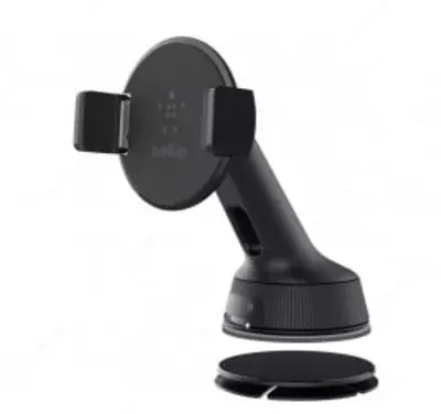 Old oyna va avtomobil asboblar paneli uchun telefon ushlagichi  Old oyna va avtomobil asboblar paneli uchun telefon ushlagichi "Belkin" Dash & Window Mount (Art. - F8M978bt) Qora