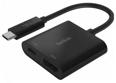 Адаптер "Belkin" USB-C - HDMI 60W PD (Art. - AVC002BTBK) Черный