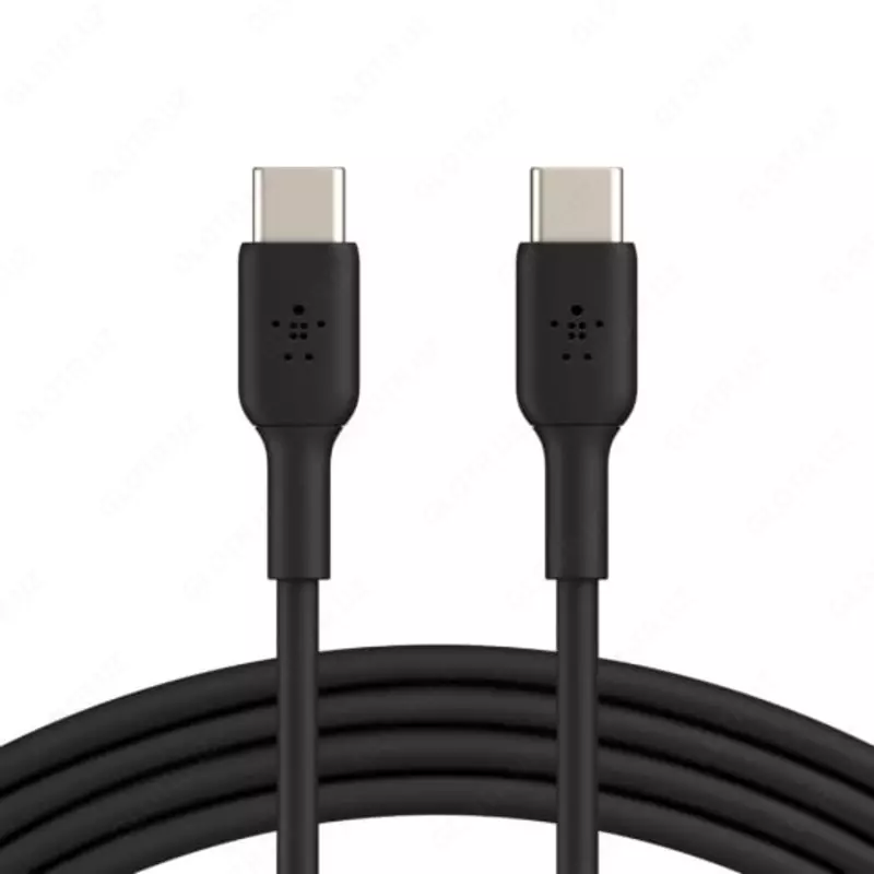Кабель "Belkin" USB-С - USB-С, PVC, 1 m (Art. - CAB003BT1MBK) Черный