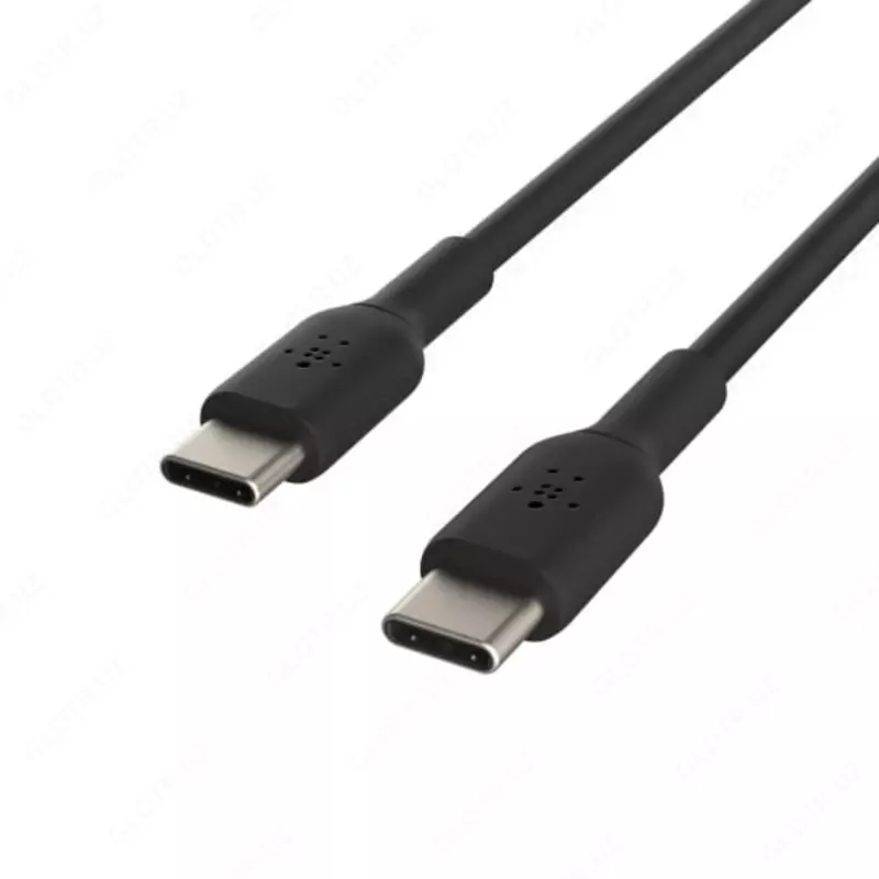 Кабель "Belkin" USB-С - USB-С, PVC, 1 m (Art. - CAB003BT1MBK) Черный