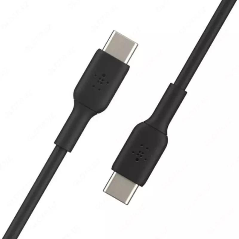 Кабель "Belkin" USB-С - USB-С, PVC, 1 m (Art. - CAB003BT1MBK) Черный