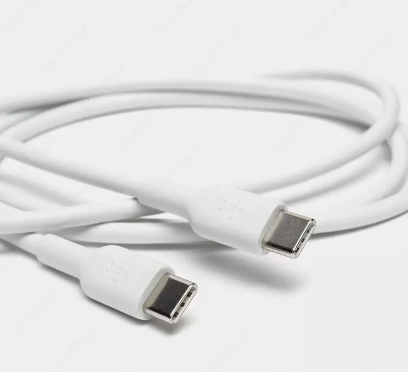 Кабель "Belkin" USB-С - USB-С, PVC, 1 m (Art. - CAB003BT1MWH) Белый