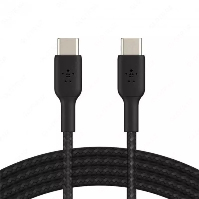 Kabel "Belkin" USB-C - USB-C, RO'YMALI, 1 m (Art. - CAB004BT1MBK) Qora