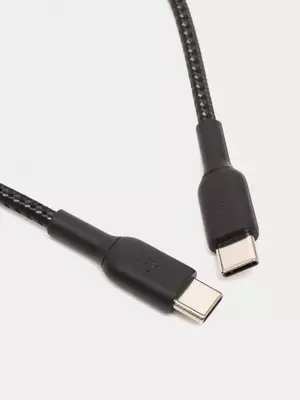 Kabel "Belkin" USB-C - USB-C, RO'YMALI, 1 m (Art. - CAB004BT1MBK) Qora