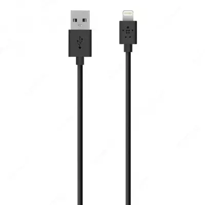 Кабель для подключения и синхронизации "Belkin" USB 2.0 Lightning - USB-A, 1.2 м (Арт. - F8J023bt04-BLK) Черный