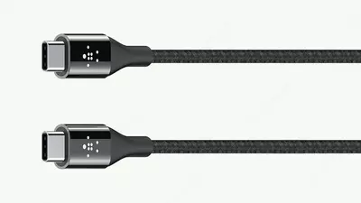 Kabel "Belkin" DuraTek Mixit USB-C - USB-C, 1,2 m (Art. - F2CU050bt04-BLK) Qora