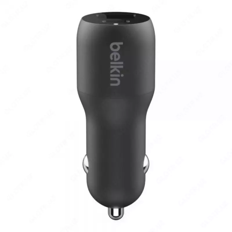 Автомобильное зарядное устройство "Belkin" 18W Port USB-C, 12W USB-A (Арт. - F7U100BTBLK) Черное