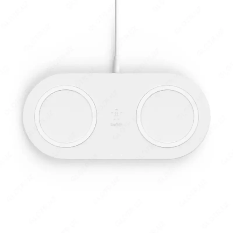 Ikkita simsiz zaryadlovchi "Belkin" 2x10W (Art. - WIZ002VFWH) Oq