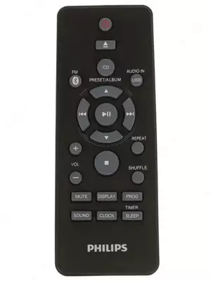 Домашняя аудиосистема "Philips" BTM2310, 15W, FM, MP3-CD, USB (Арт. - BTM2310/12) Черная