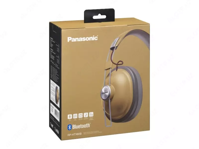 Беспроводная Гарнитура для ПК "Panasonic" RP-HTX80BGCC, Over-ear Mic (Арт. - RP-HTX80BGCC) Бежевая