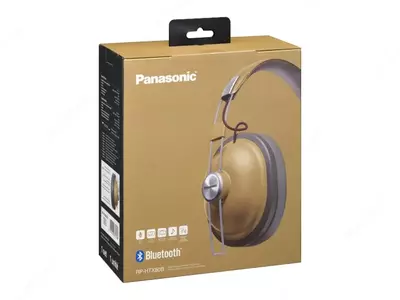 Беспроводная Гарнитура для ПК "Panasonic" RP-HTX80BGCC, Over-ear Mic (Арт. - RP-HTX80BGCC) Бежевая