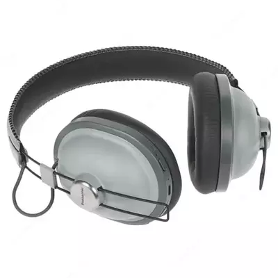 "Panasonic" RP-HTX80BGCH KOMPYUTER uchun simsiz naushnik, Quloq ustidagi mikrofon (Art. № - RP-HTX80BGCH) Kulrang