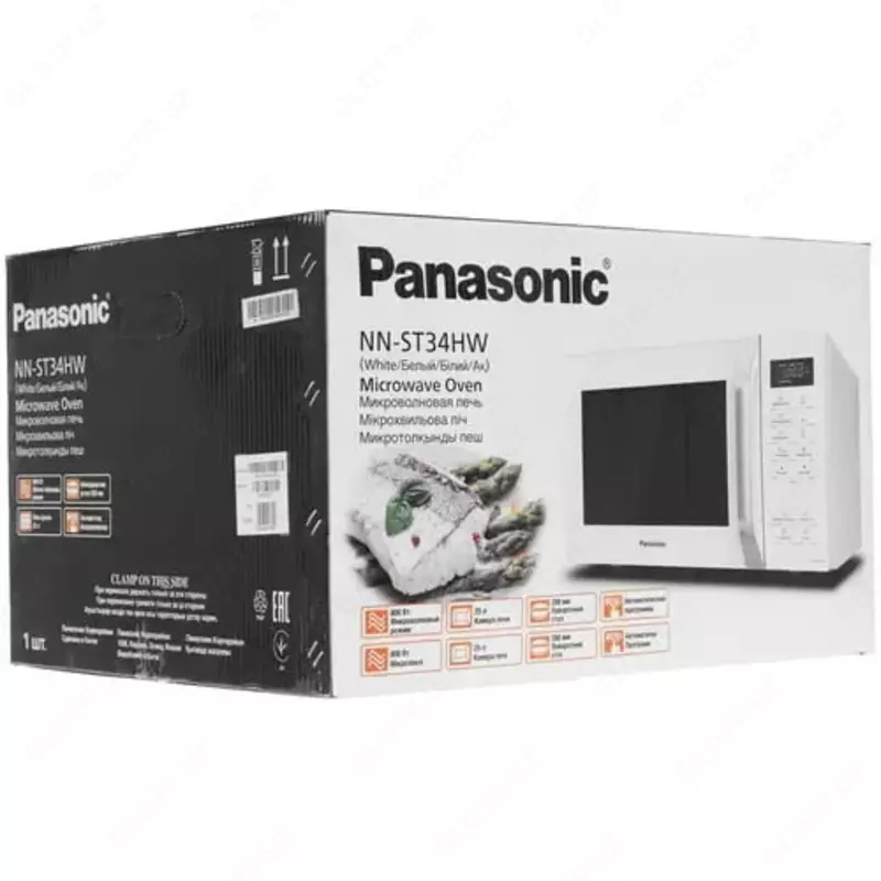 Mikroto'lqinli pech "Panasonic" NN-ST34HWZPE (Art. - NN-ST34HWZPE) Oq