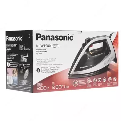 Электрический паровой утюг "Panasonic" NI-WT980LTW (Арт. - NI-WT980LTW) Черный/белый