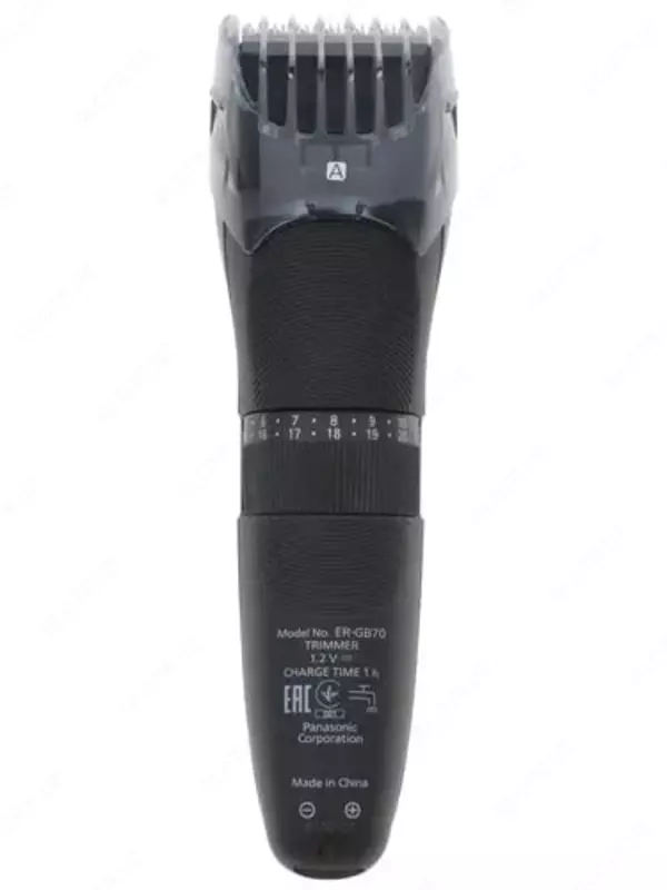 Soch kesish mashinasi "Panasonic" ER-GB70-S520 (Art. - ER-GB70-S520) Qora/kulrang