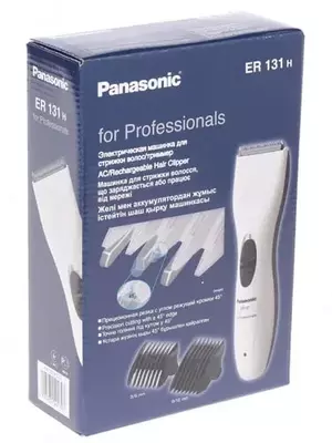 Машинка для стрижки волос "Panasonic" ER131H520 (Арт. - ER131H520) Белая/Черная