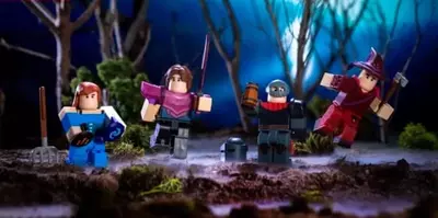 Jazwares Roblox o'yin kolleksiyasi "Vesteria Dark Forest W5" (Art. - ROG0165)