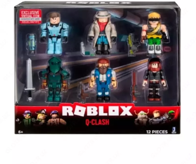Jazwares Roblox "Multipack Q-Clash W7" o'yin kolleksiyasi (Art. - ROB0307)