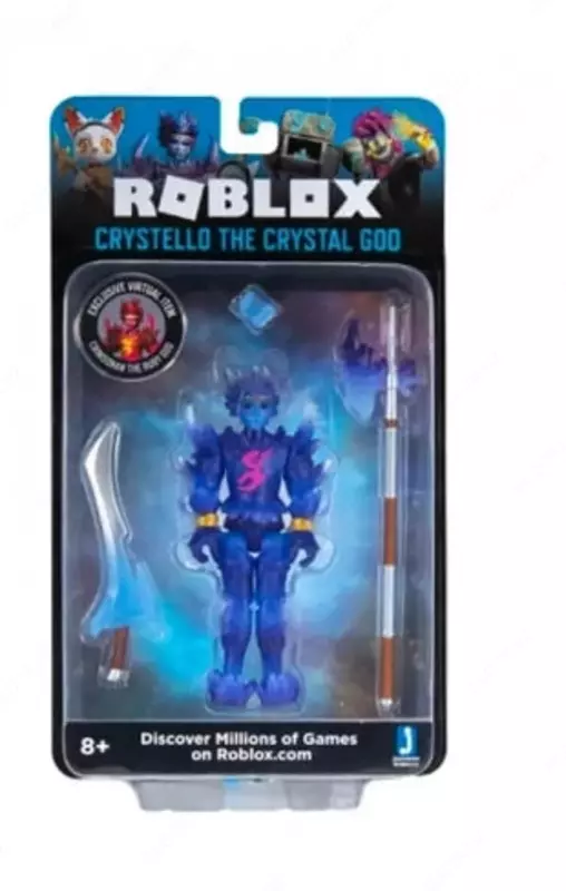 Игровые коллекционные фигурки Jazwares Roblox "Кристелло Хрустальный бог W7" (Арт.- ROB0272)
