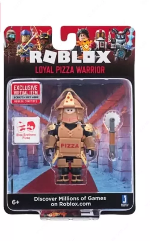 Игровые коллекционные фигурки Jazwares Roblox "Верный воин пиццы W6" (Арт.- ROB0199)