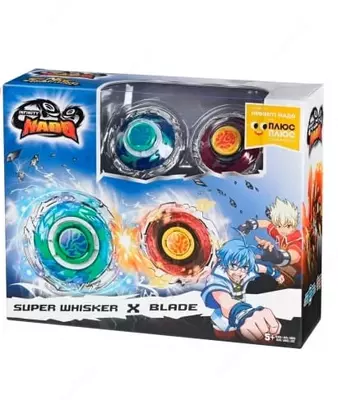 Набор игровых волчков "Auldey Infinity Nado" "Super Whisker & Blade Небесный Вихрь + Клинок" (Арт.- YW624313)