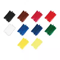  Акварель Гамма Классическая  медовая  полусухая  10 цветов  без кисти  пластик  европодвес - 