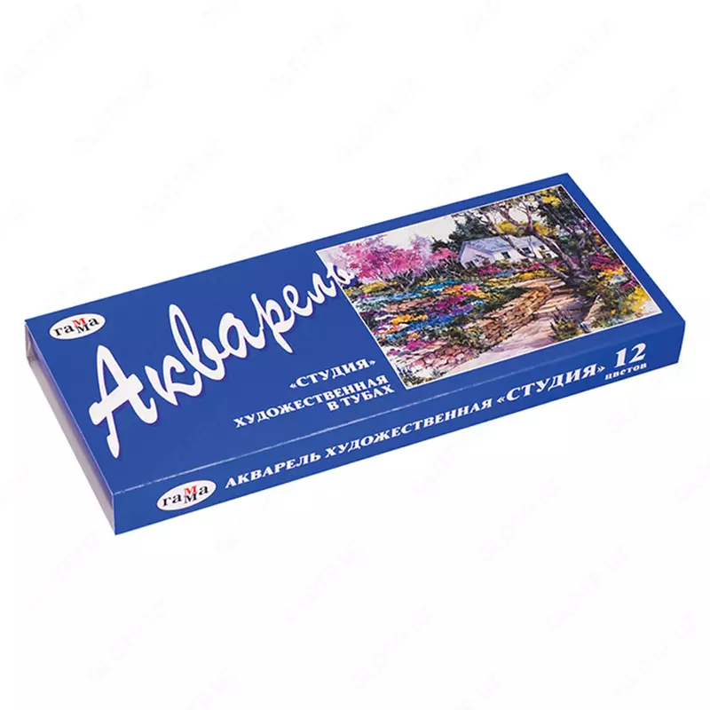 Akvarel Gamma "Studio", badiiy, 9ml/trubka, karton