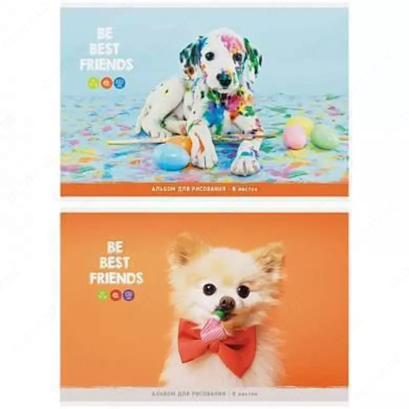 Akvarel uchun albom 15 varaq, A5, Lilia Holding "Tour de France" ning tepasida, 300 g/m2, torxon