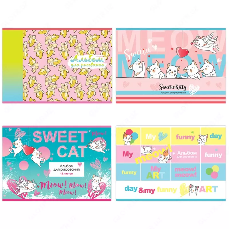 Akvarel uchun albom 15 varaq, A5, Lilia Holding "Tour de France" ning tepasida, 300 g/m2, torxon