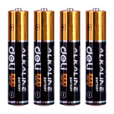 Батарейки AАА LR03 1.5V 4шт 18507 Deli