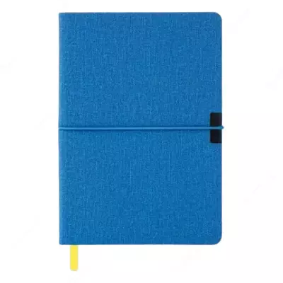 Biznes daftar (A5, 211x146, 192 bet, neon to'q sariq/sariq sahifalar, elastik tasma ushlagichi), qora, ko'k.