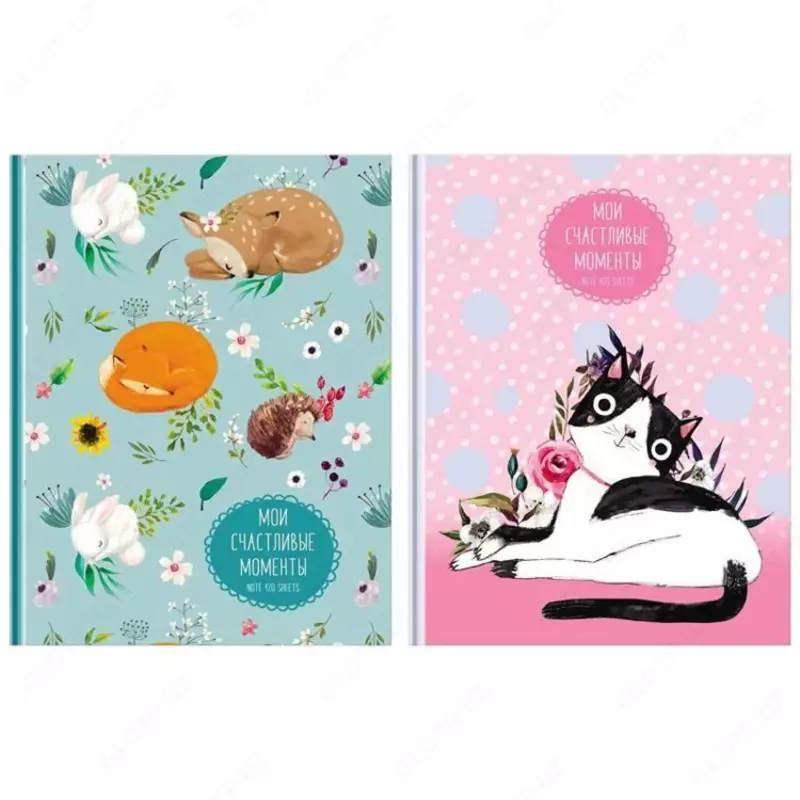 Бизнес-блокнот А5, 120л., BG "Мои счастливые моменты", матовая ламинация