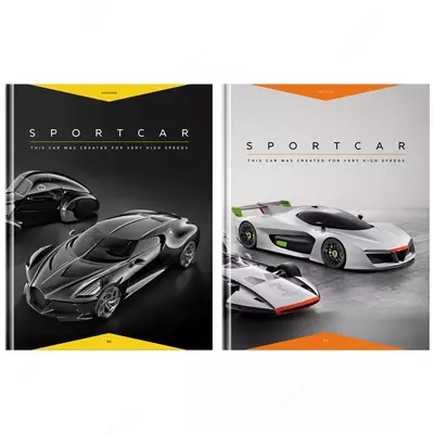 Бизнес-блокнот А5, 80л., BG "High speeds", глянцевая ламинация