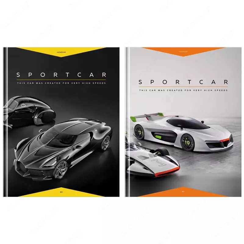 Бизнес-блокнот А5, 80л., BG "High speeds", глянцевая ламинация