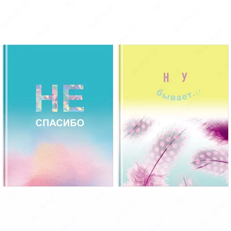 Biznes daftar (A5, 211x146, 192 bet, neon to'q sariq/sariq sahifalar, elastik tasma ushlagichi), qora, ko'k.